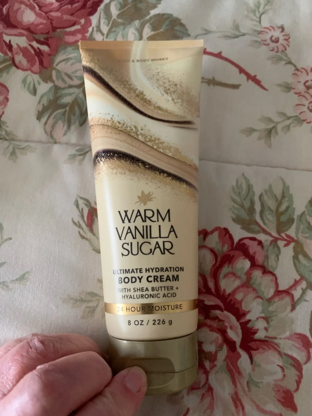 Vanilla Sugar Warm Vanilla Sugar Hydrating Body Cream - Cream & Gold
