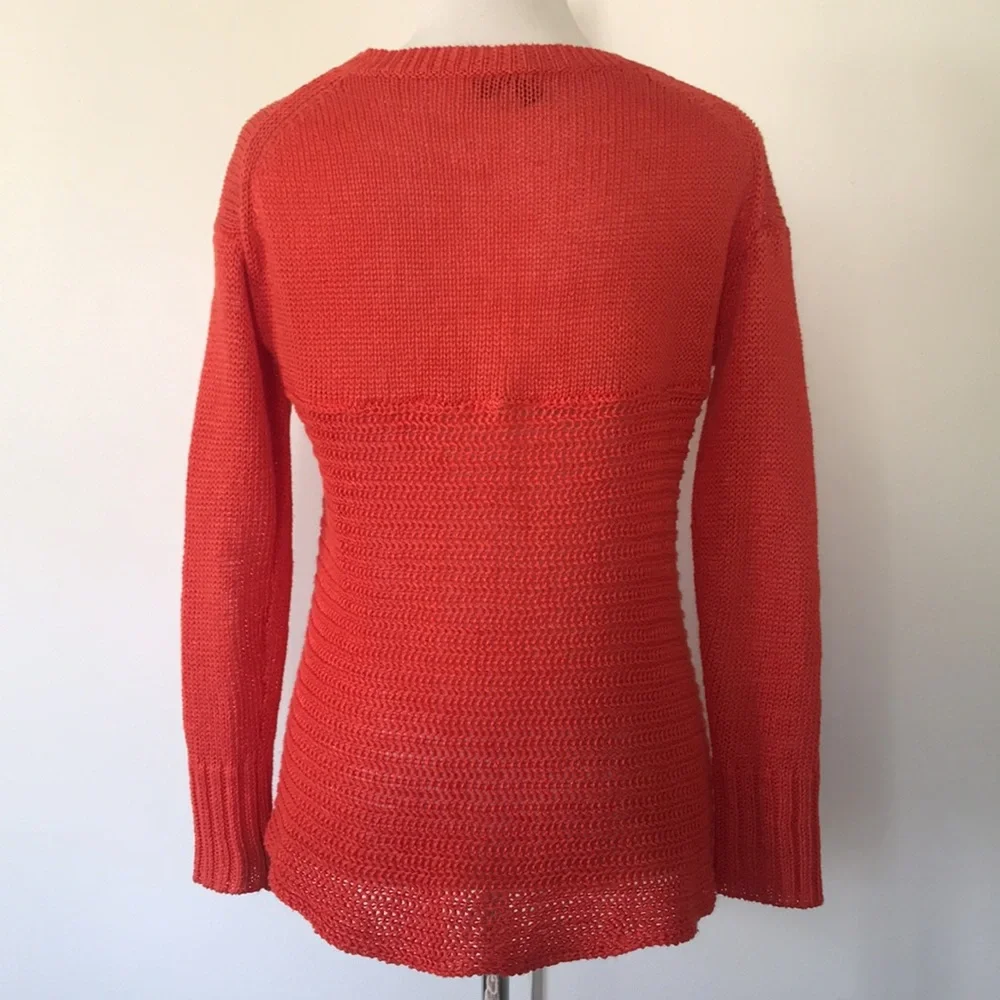 J. Crew Linen Beach Sweater sz xxs