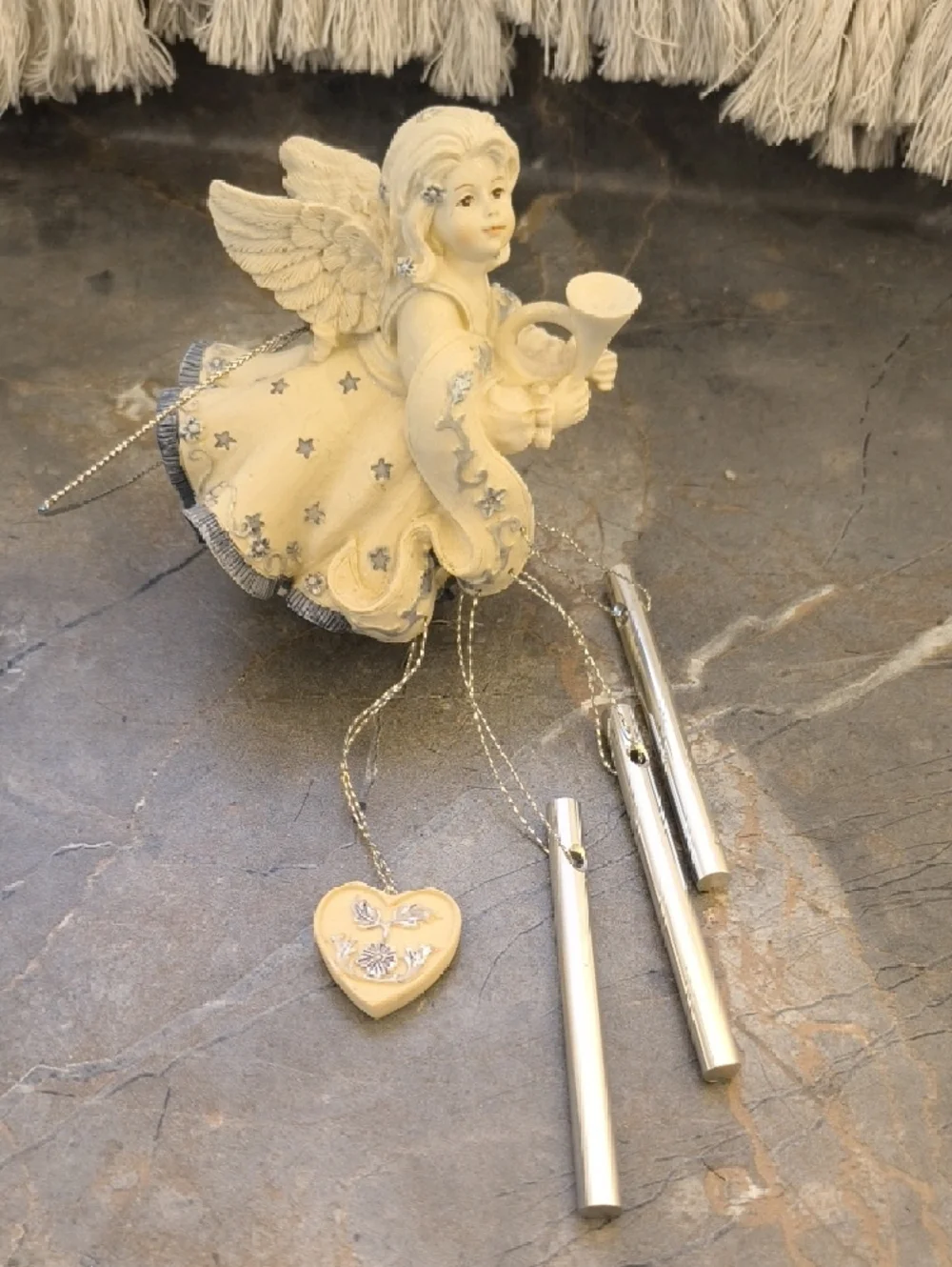 Sarah's Angels Wind Chime Wall Hook Decor
