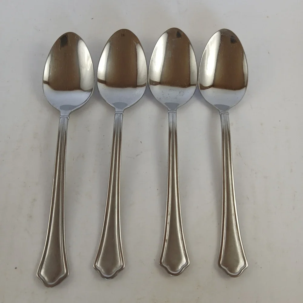 Lot Of 17 Pfaltzgraff Capri Frost 18/0 Mixed Flatware Piece Lot See Description