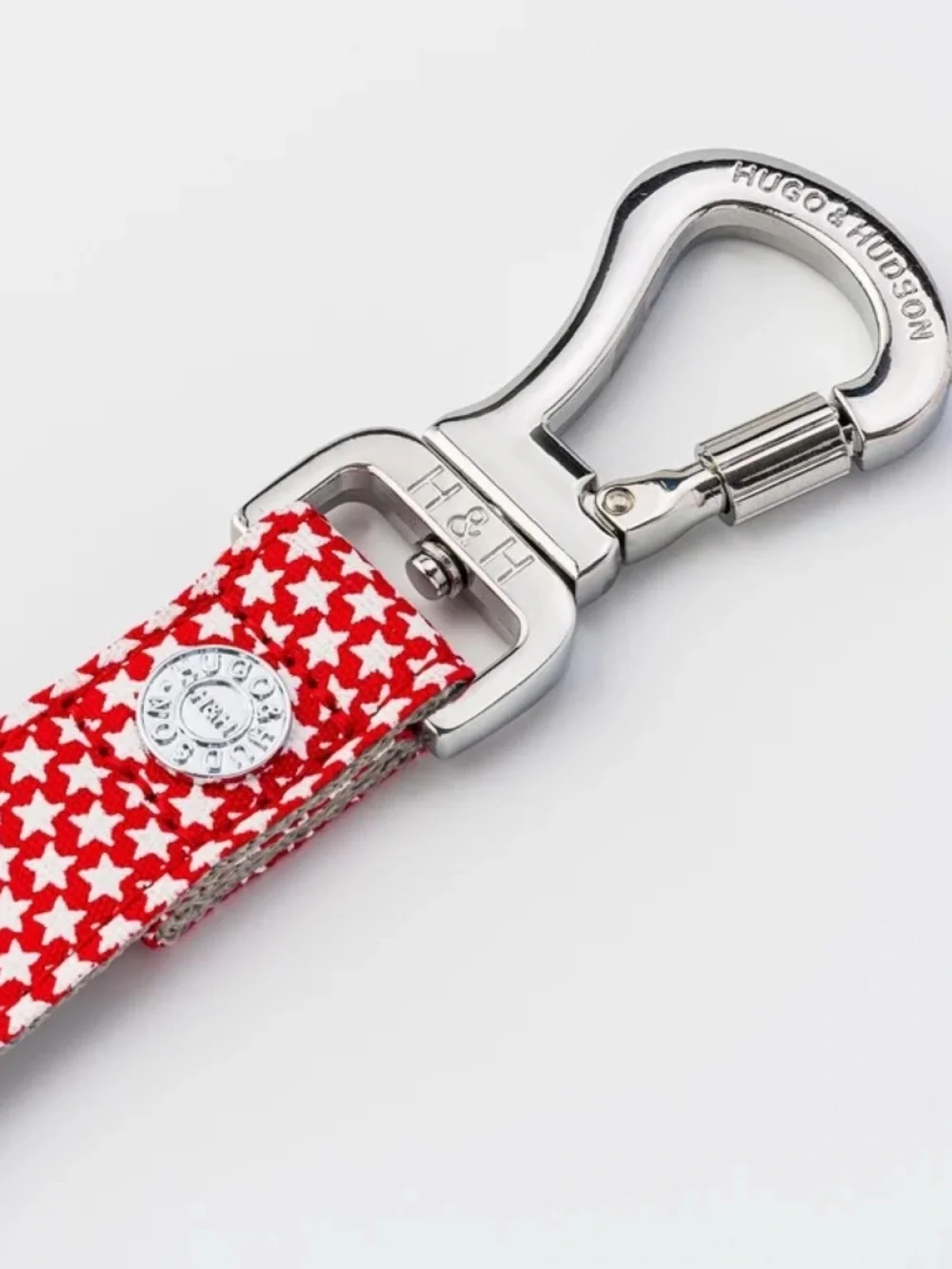 Hugo & Hudson Red Star Fabric Dog Lead