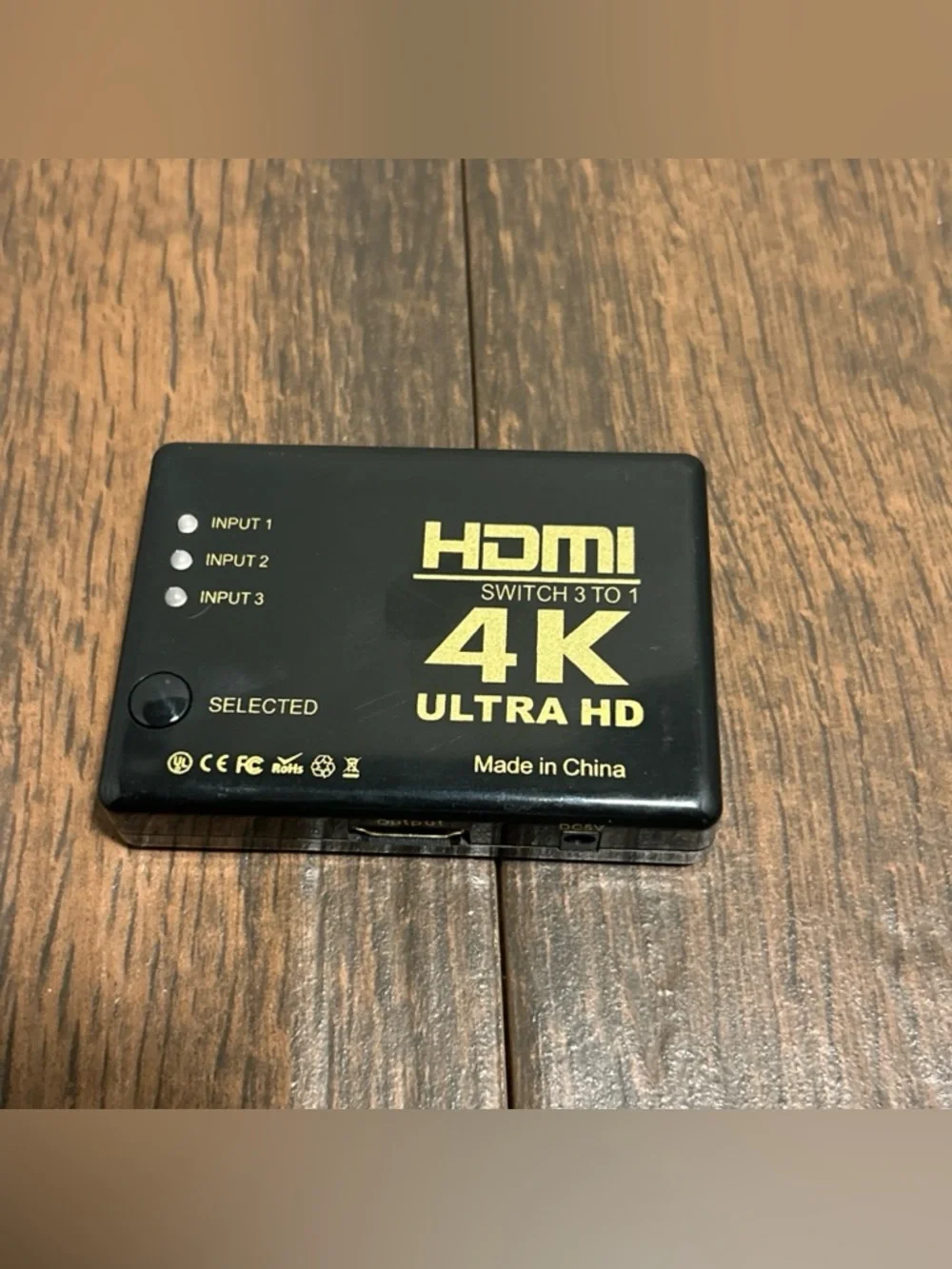 4K HDMI 3 Ports to 1 Switch Hub Full HD Ultra HD DVD HDTV Xbox PS3 PS4 Computer