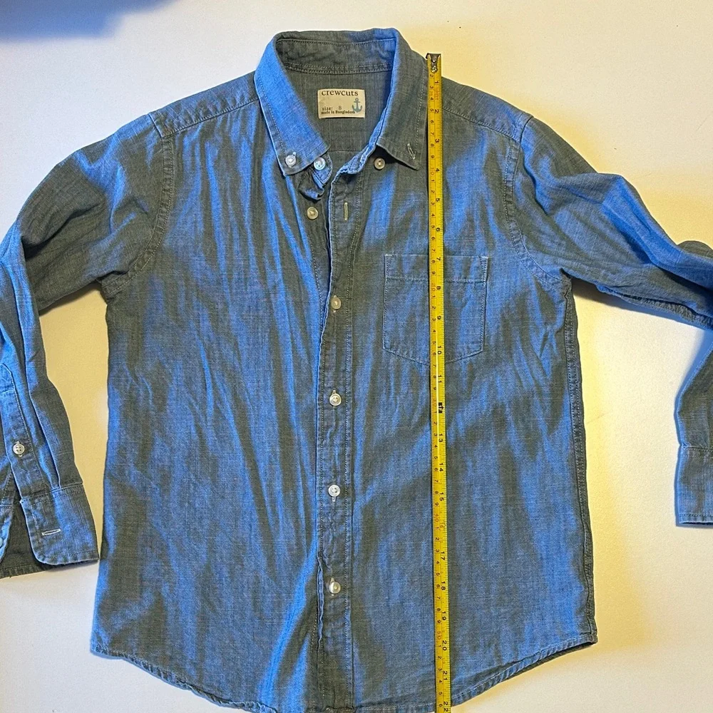 Crewcuts Casual Chambray Button Down Shirt