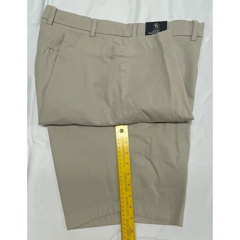 HART SCHAFFNER MARK FLAT FRONT STONE SHORTS MENS SIZE 40