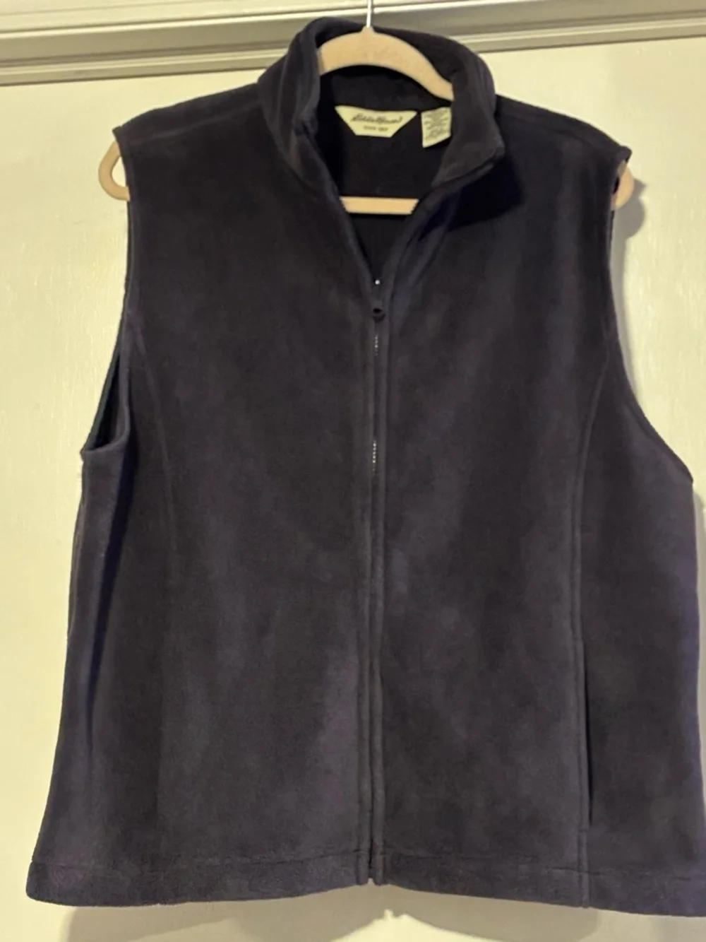 Eddie Bauer Men's Dark Navy Fleece Vest