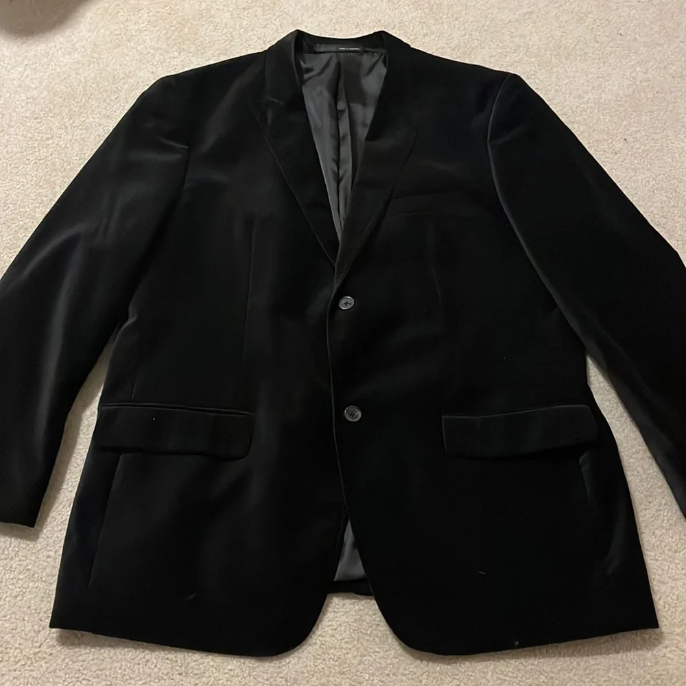 Alfani suede suit coat XL
