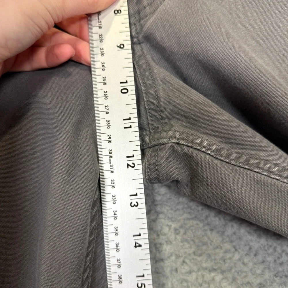 Carhartt Carpenter Pants Mens 36x30 Gray Cotton Canvas Relaxed Fit Workwear Y2K
