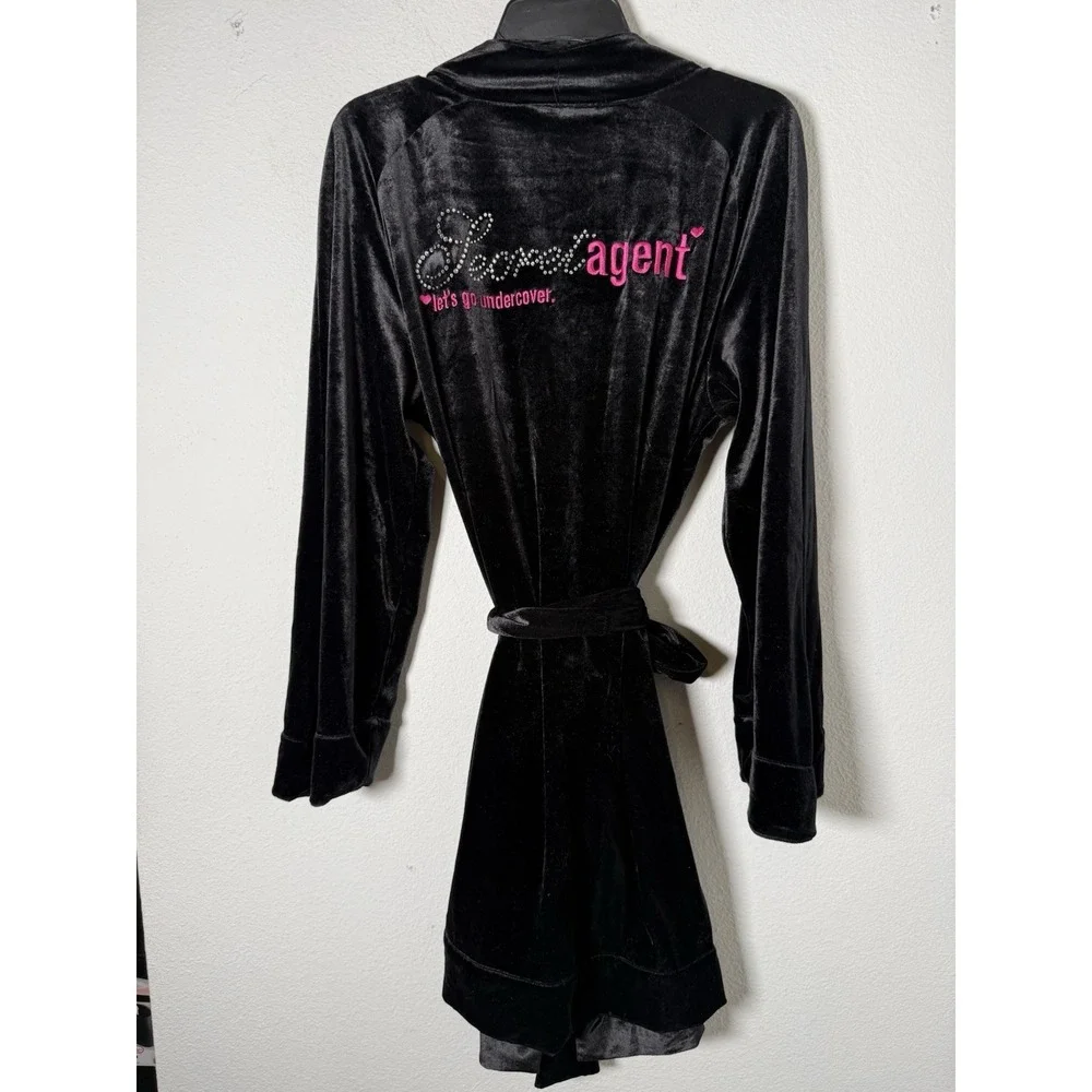 Limited Edition Victoria Secret Vintage Secret Agent Velvet Robe Size Med‎