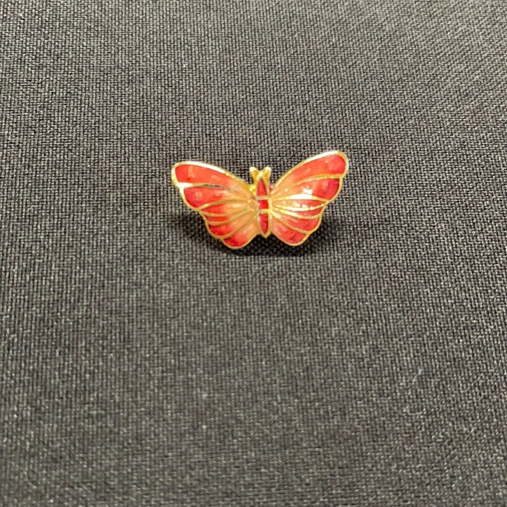 Pink Butterfly Pin Brooch