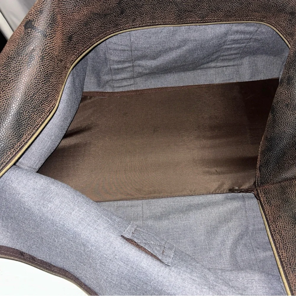 GH Bass Large Bag Tote Leather Look‎ Vintage Handle Shoulder Strap