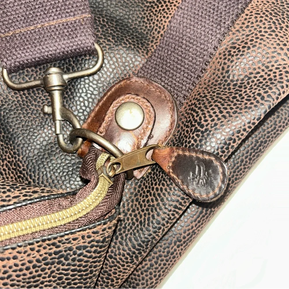 GH Bass Large Bag Tote Leather Look‎ Vintage Handle Shoulder Strap