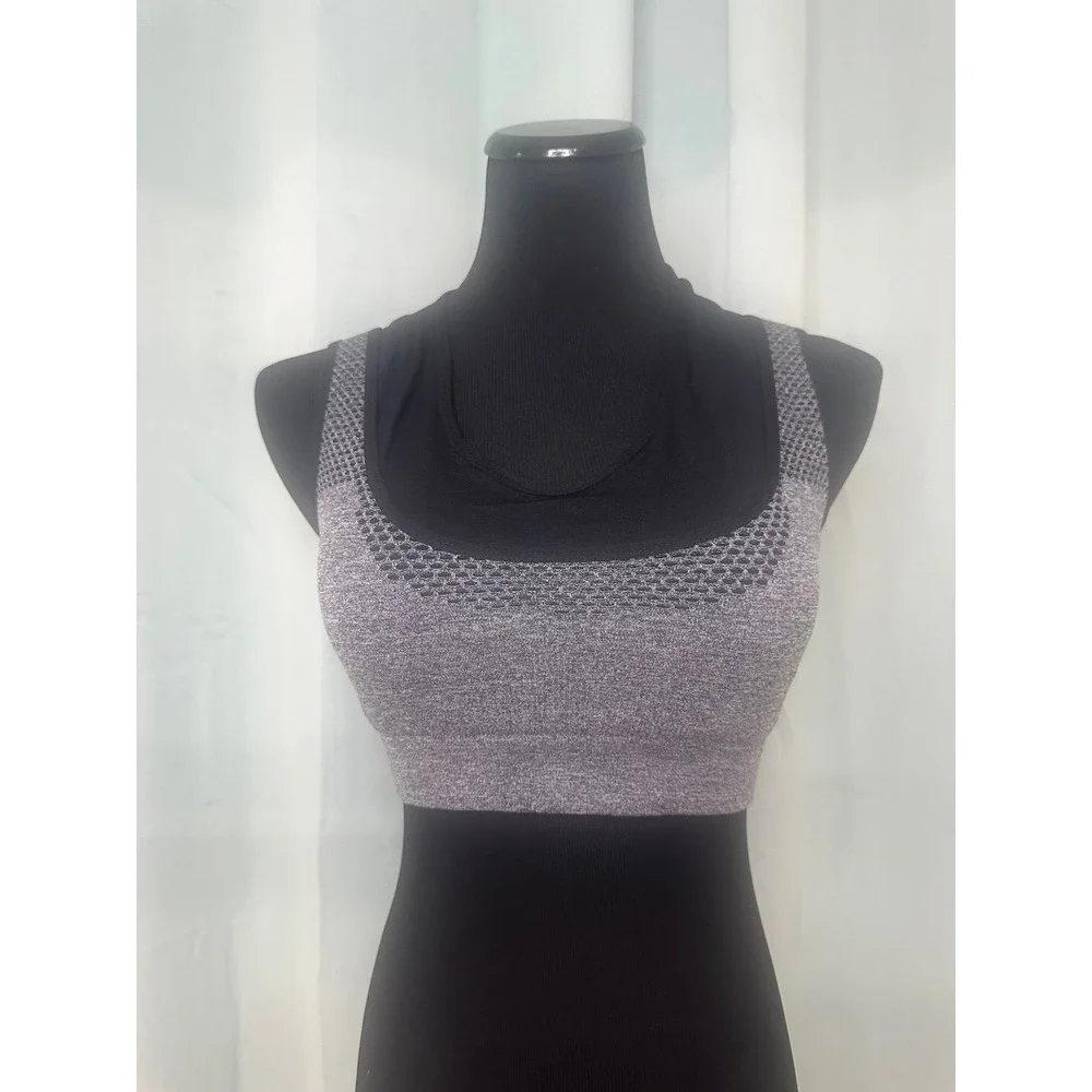 HAYDEN LOS ANGELES Seamless Sports Bra Racerback Workout Gym Fitness-S/M‎