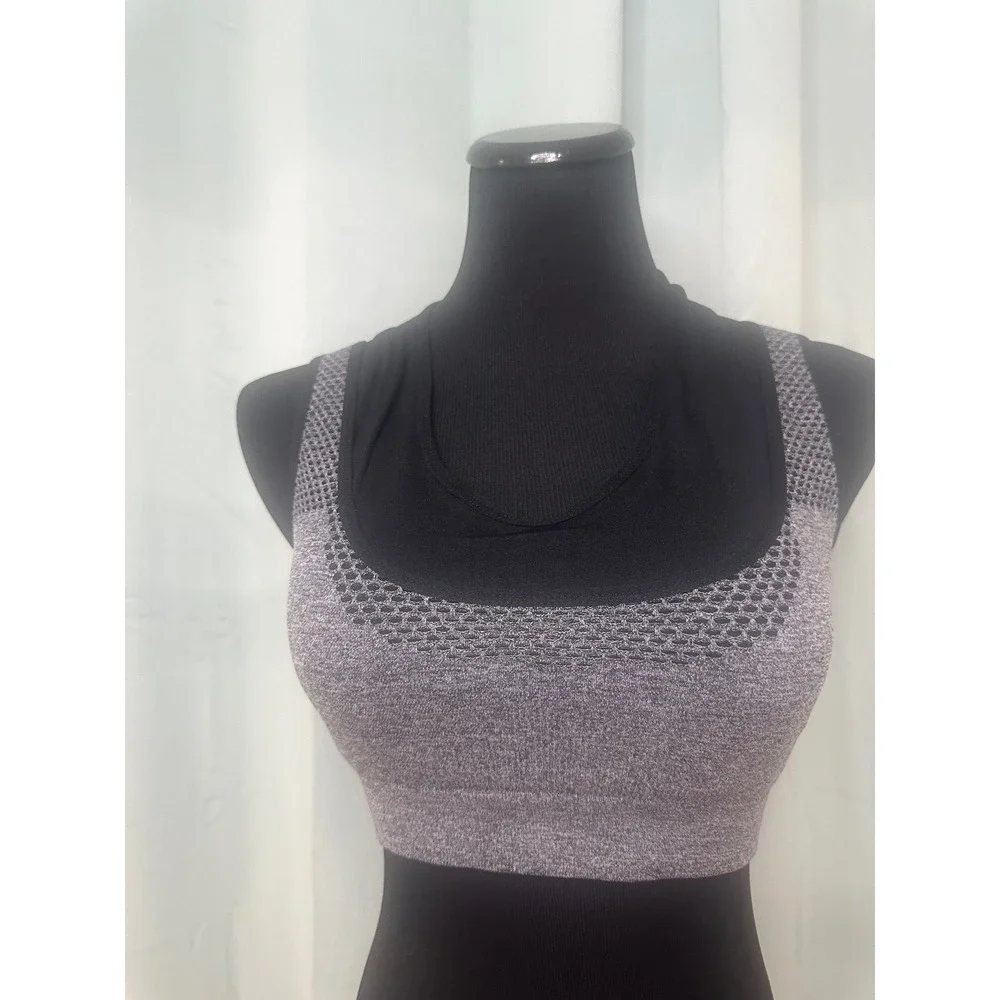 HAYDEN LOS ANGELES Seamless Sports Bra Racerback Workout Gym Fitness-S/M‎