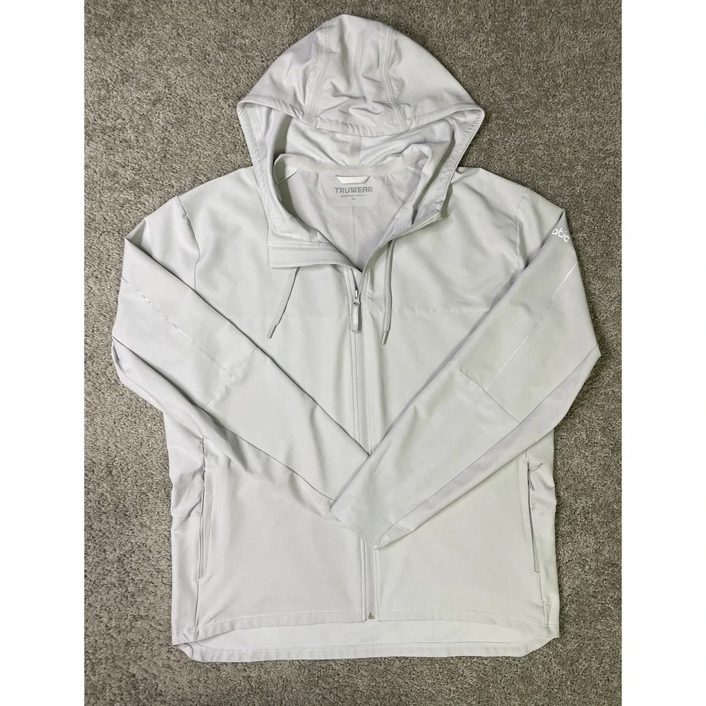 Truwear Expedition Performance Fabric Jacket Light Grey Size 3XL Static Branding