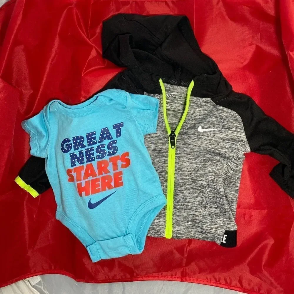 Nike Baby Dri-Fit Jacket & Onesie (0-6 mos)