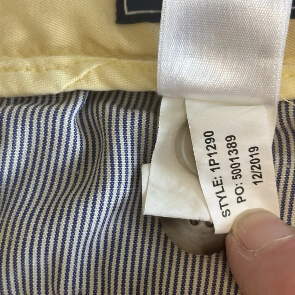 Vineyard Vines Breaker Pants Men's Size 30 X 29(Tag Reads 30) Soft Yellow
