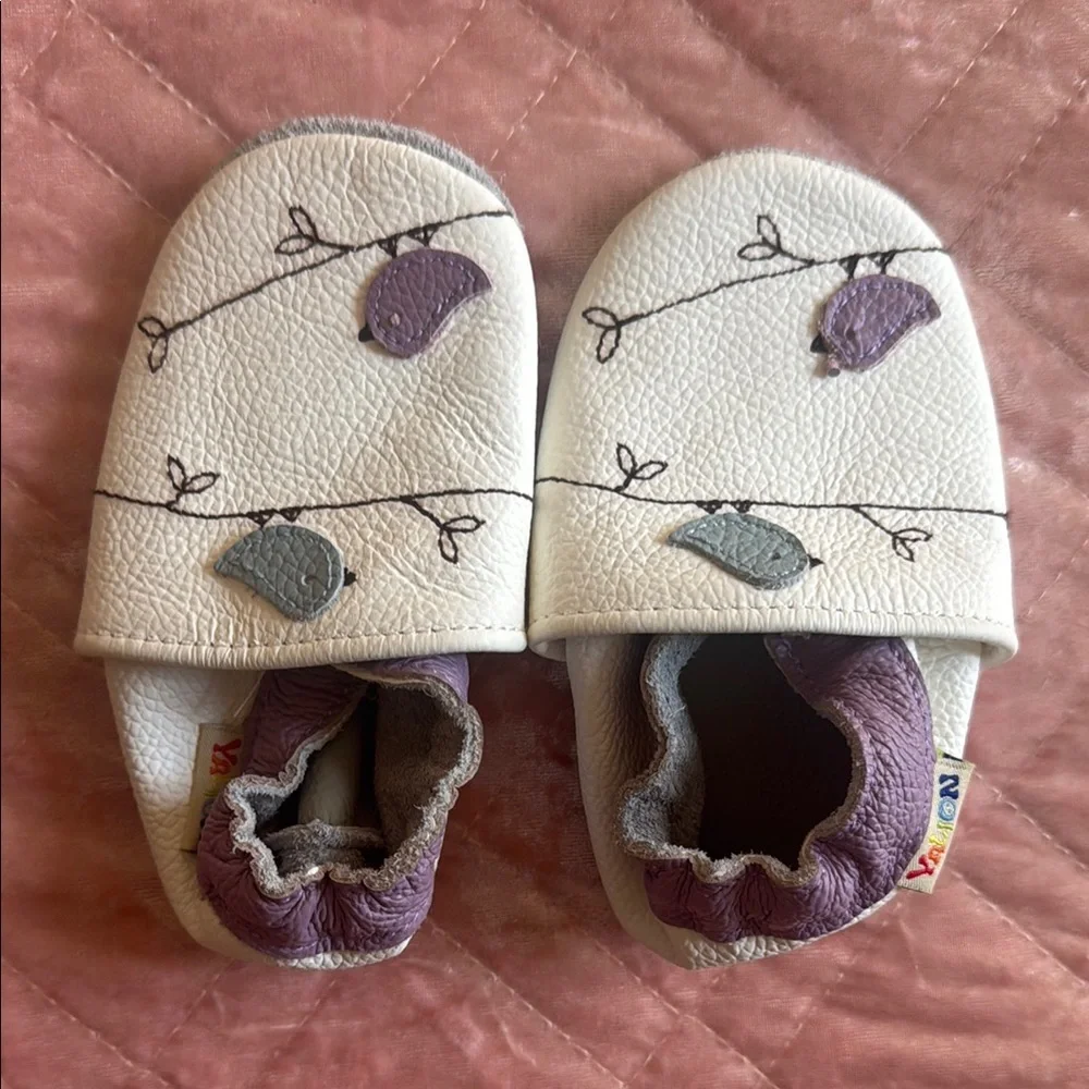 Nature Embroidery Slip Ons
