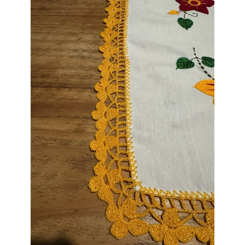 Handmade vintage embroidered