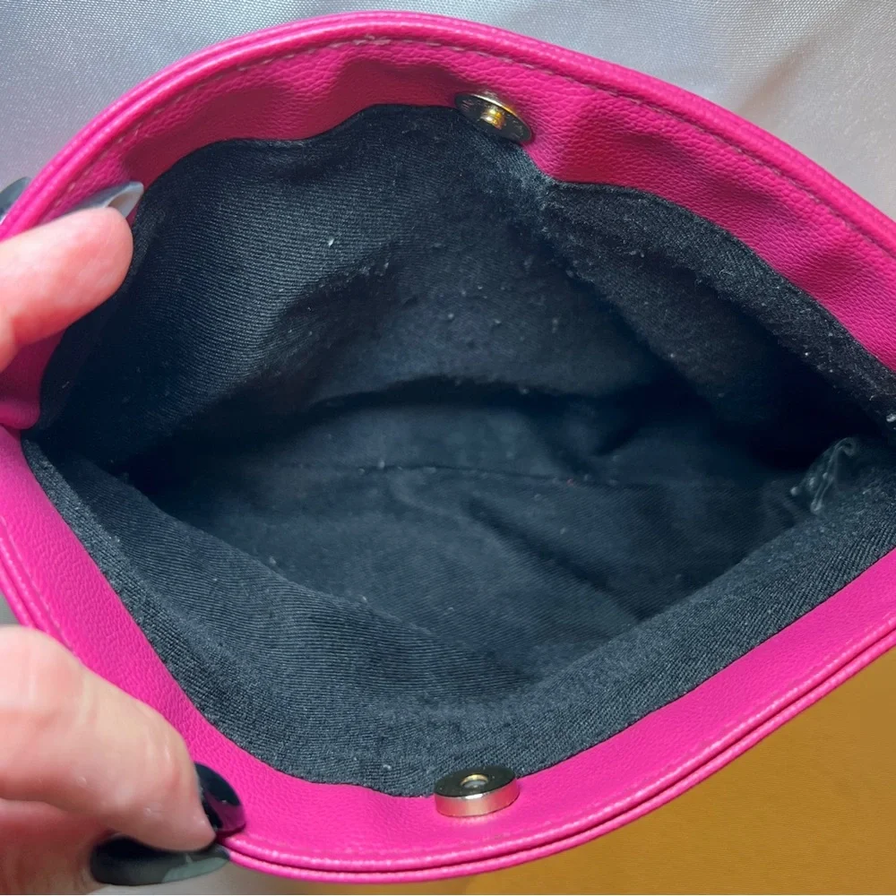 Victoria's Secret Fuchsia Cosmetic Bag‎ with Tassel