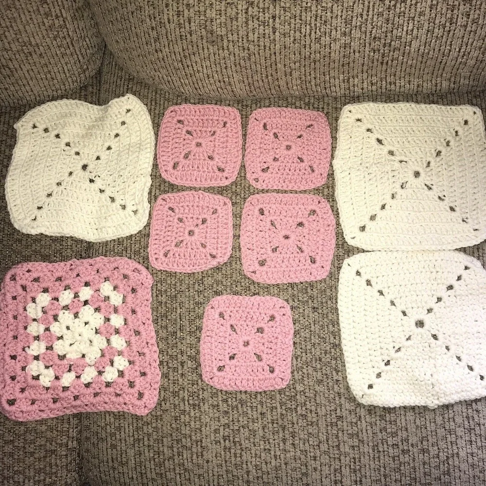 Handmade bags throw