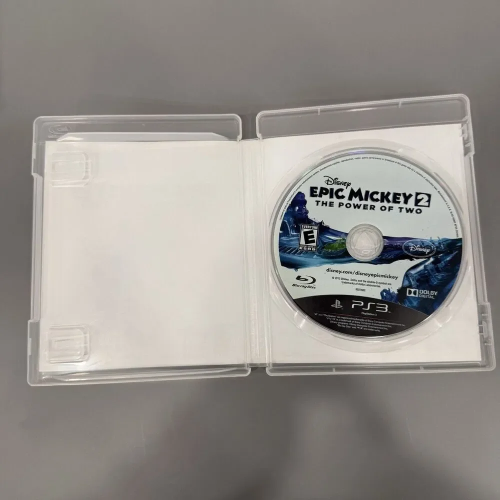 Epic Mickey 2: The Power of Two (Sony PlayStation 3, 2012) PS3 Tested & Working