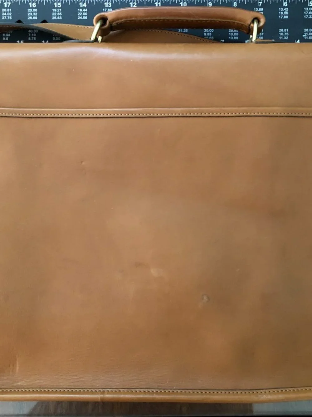 Ghurka No.183 Parker Bag, Brief Case, Tan leather