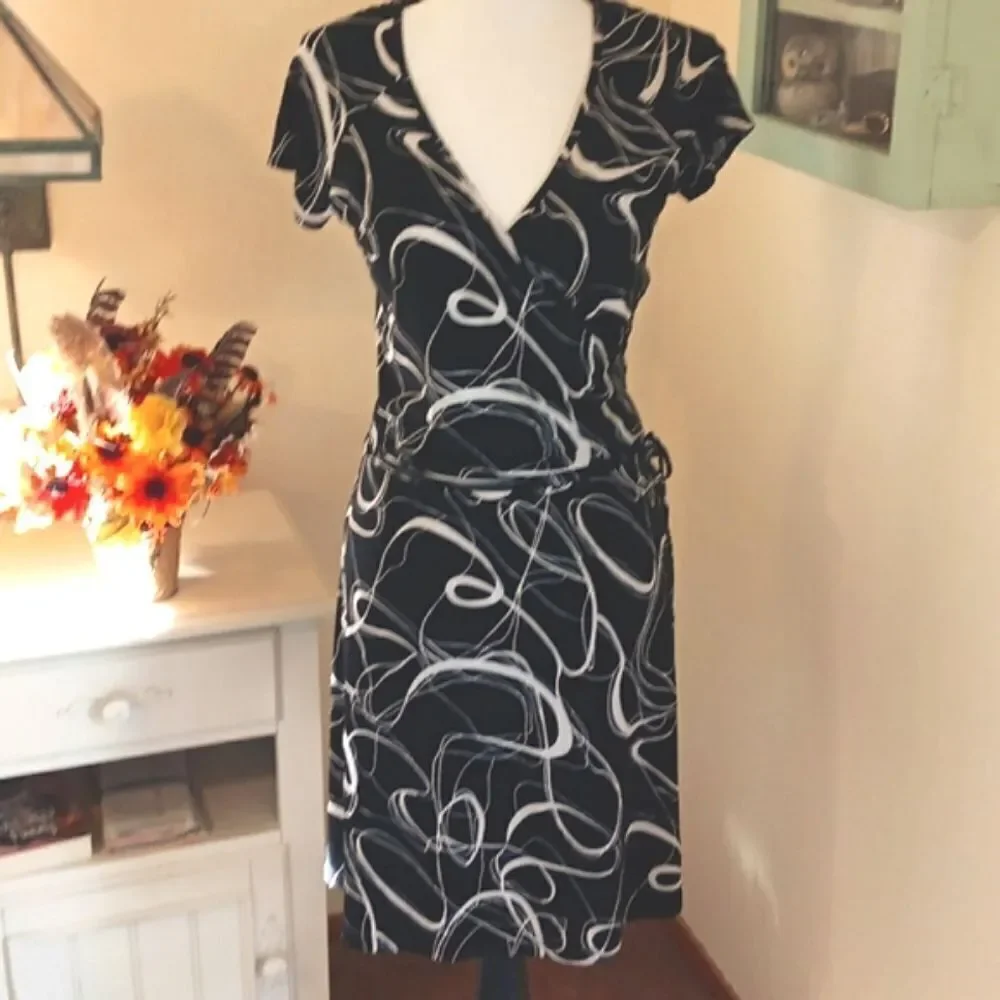Blu Heaven Wrap Front Dress