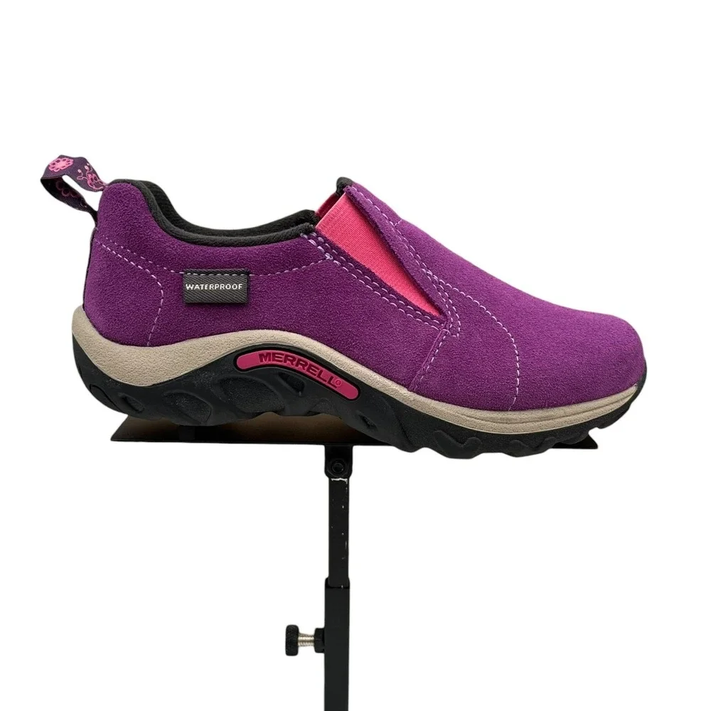 Merrell Girls Jungle Moc Frosty Waterproof Slip-on Moccasin Size 11.5 Wineberry