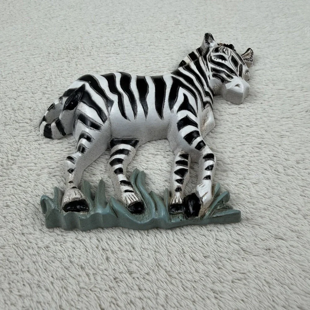 Vintage Burwood Products‎ Co Jungle Safari Animal Wall Art Lot- 90's Boho
