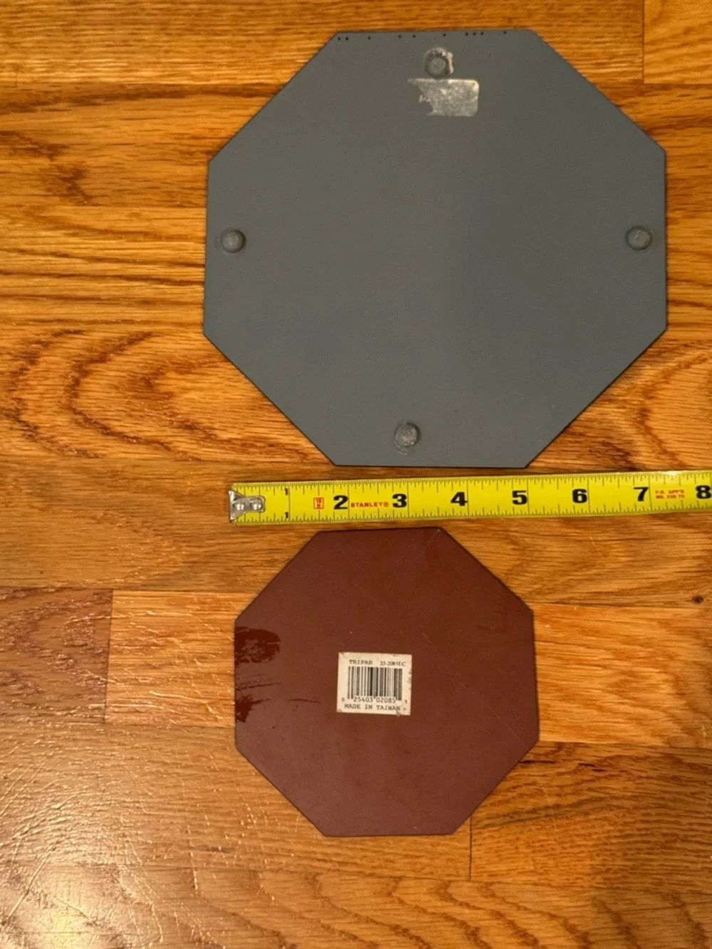 Octagonal Mirror coaster Set