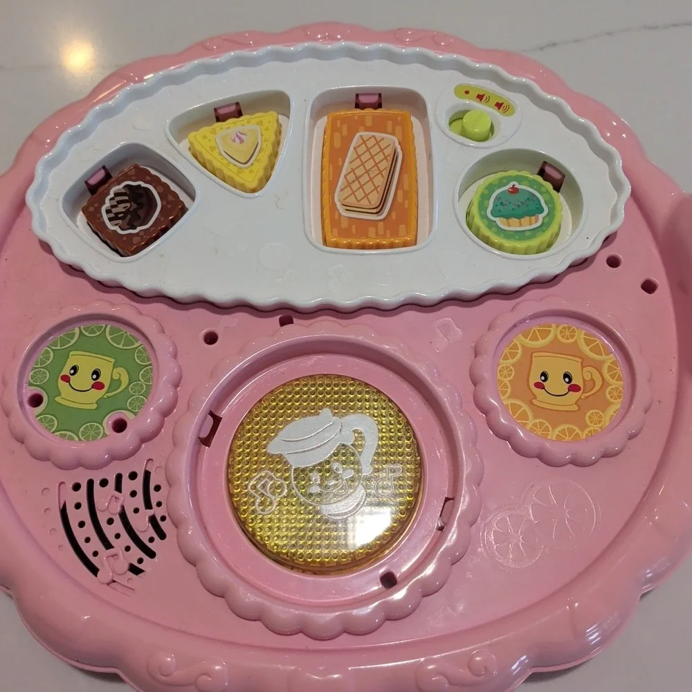 Vtech Learn & Discover Pretty Party Playset Tray Sounds Lights Tested Working