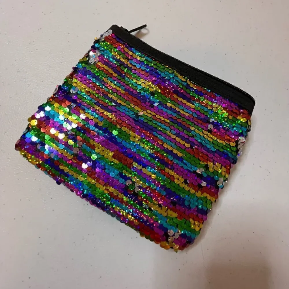 Hempz sequined pride accessory bag