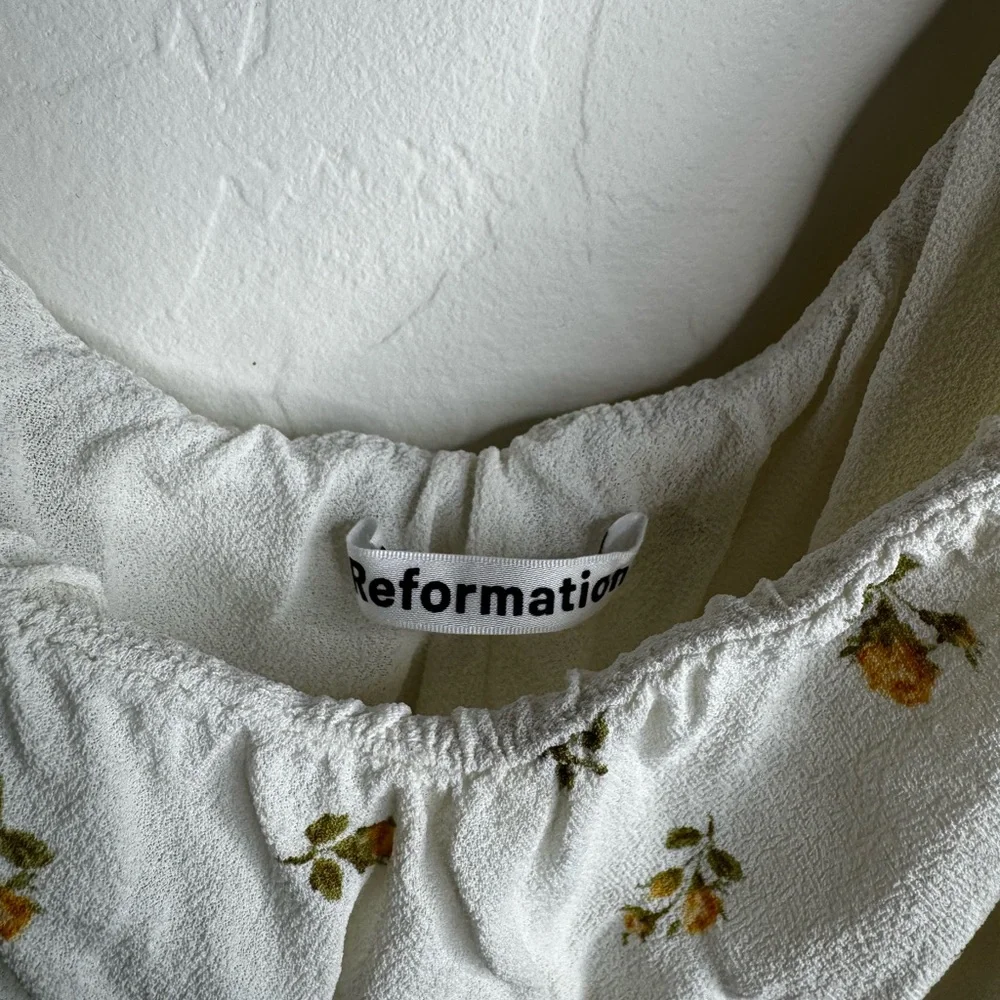 Reformation cropped floral