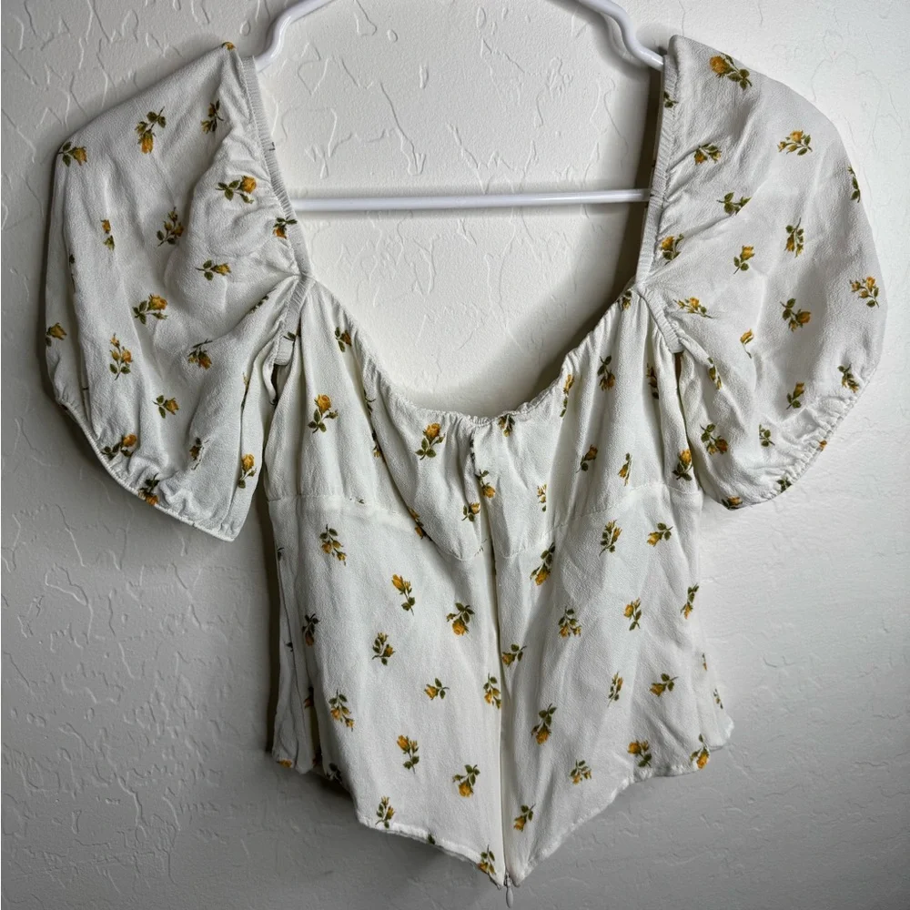 Reformation cropped floral