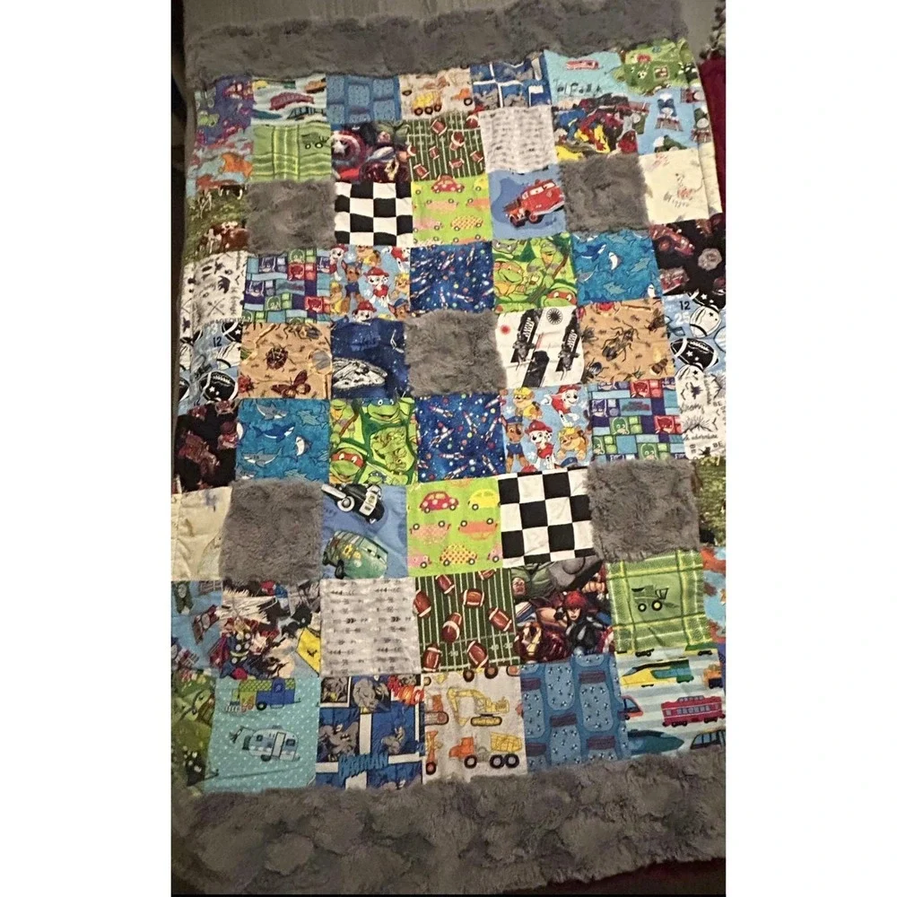 Handmade features blanket