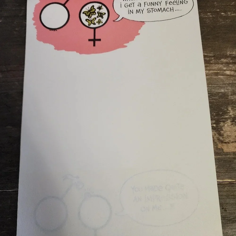 Vintage Stationery by The Paula Co. 1970 Simplified Sex 24 Sheets Paper Pad