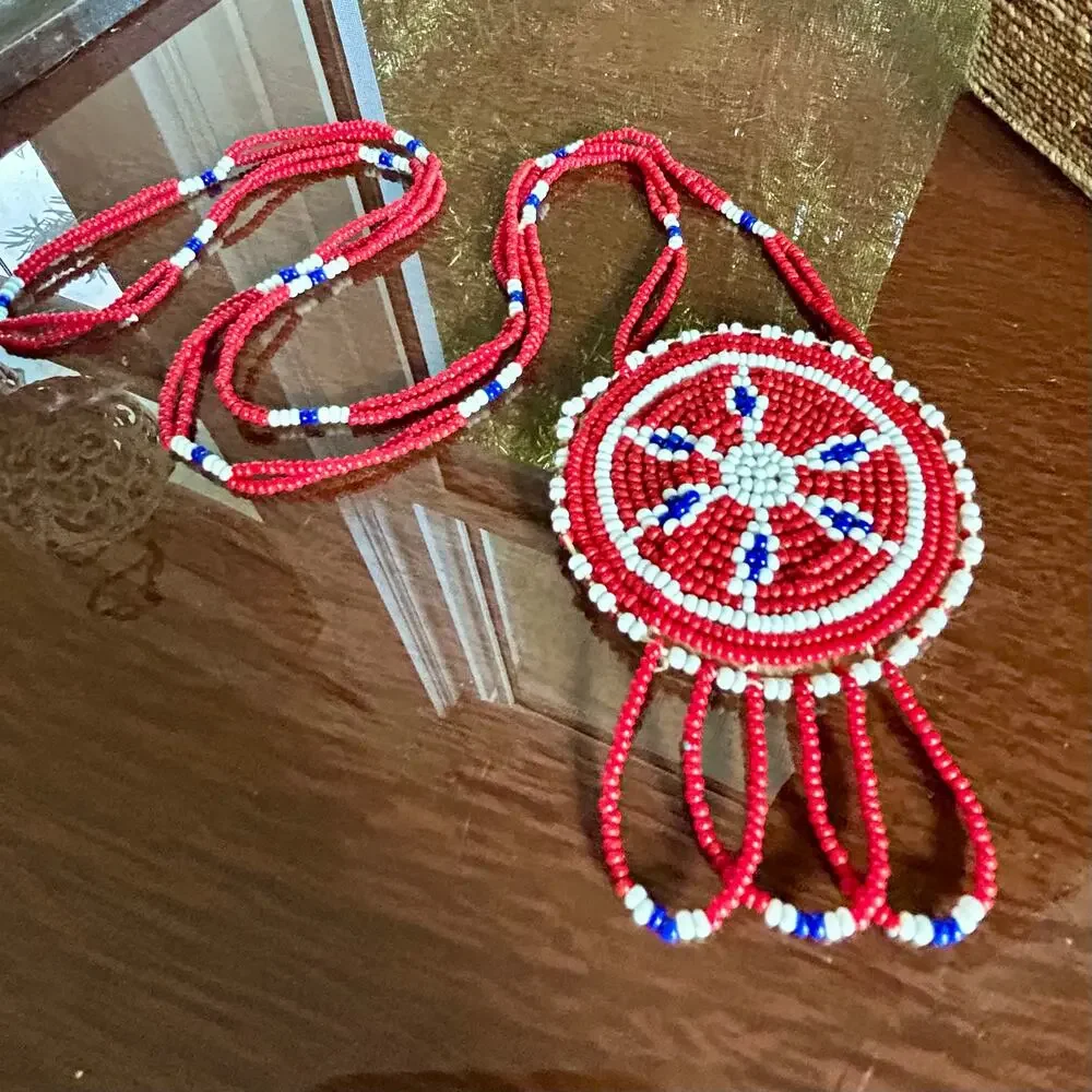 vintage beaded