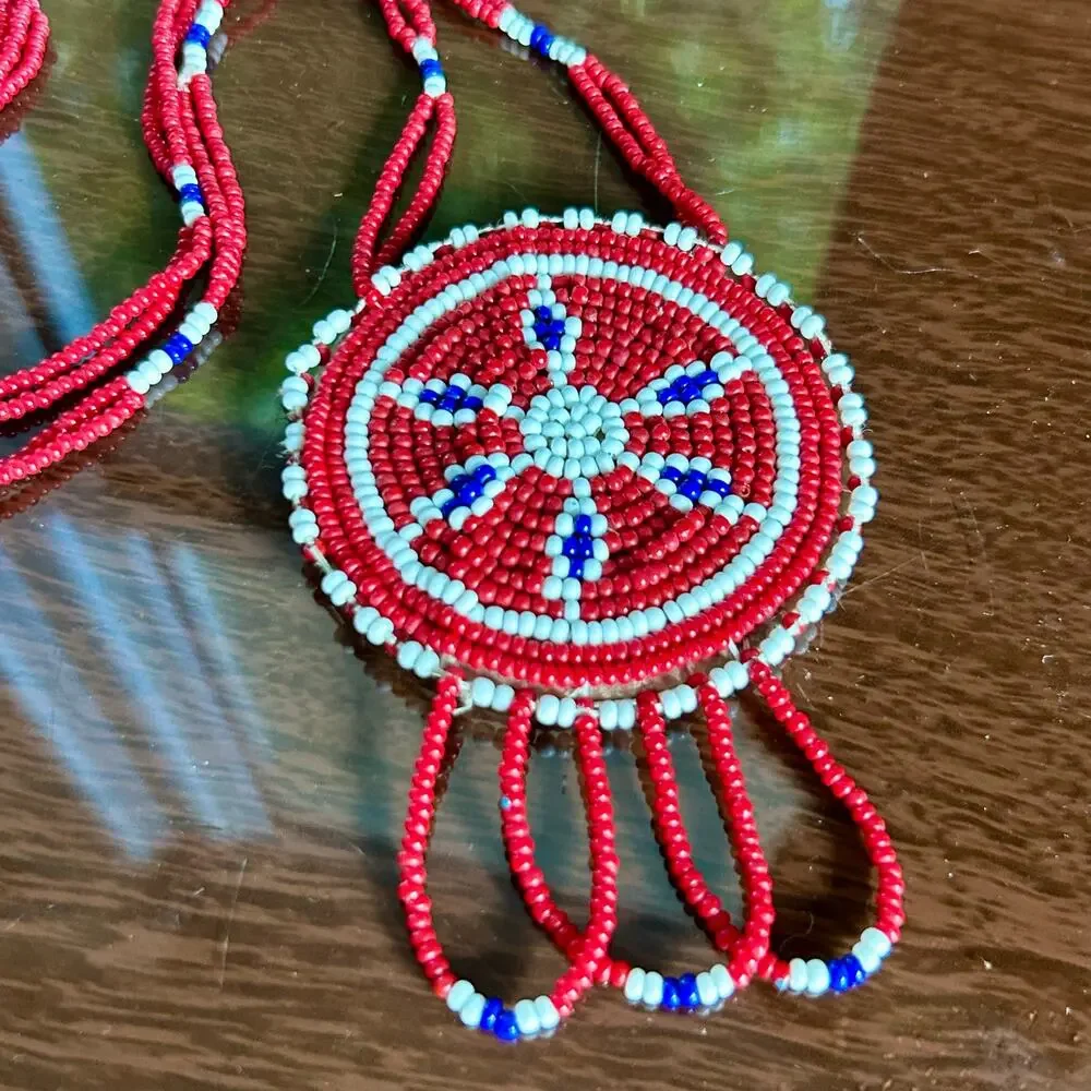 vintage beaded