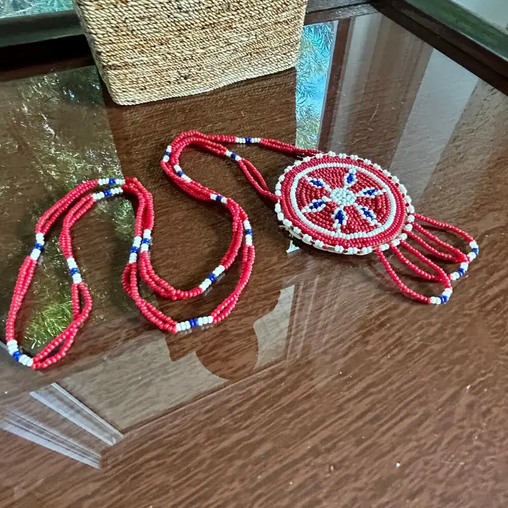 vintage beaded