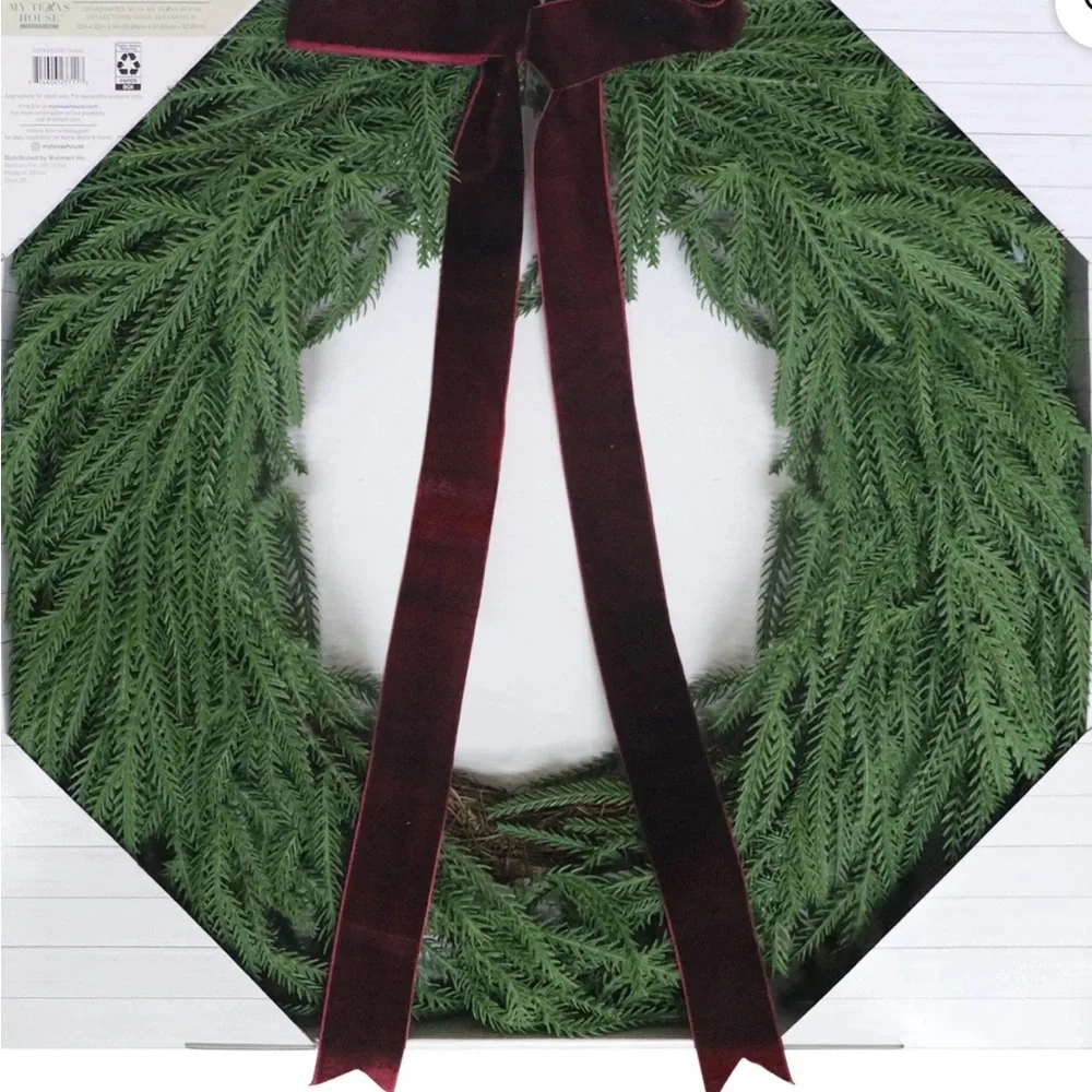 My Texas House Wreath Norfolk Natural Feel Green 22