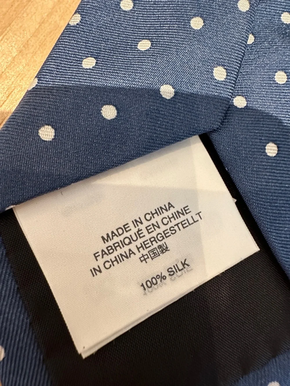 Crewcuts Blue Polka Dot Slim Tie