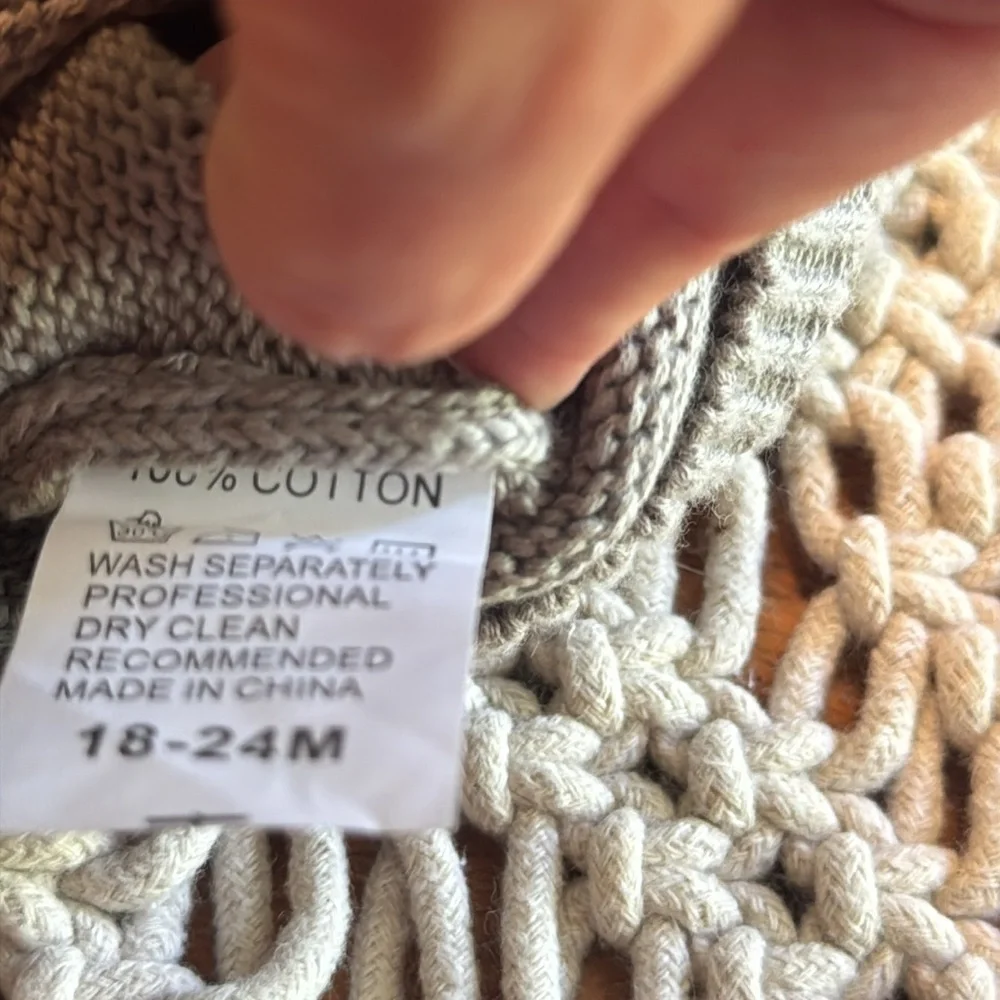 NWT Boutique Gray‎ cotton Knit Baby bubble Romper