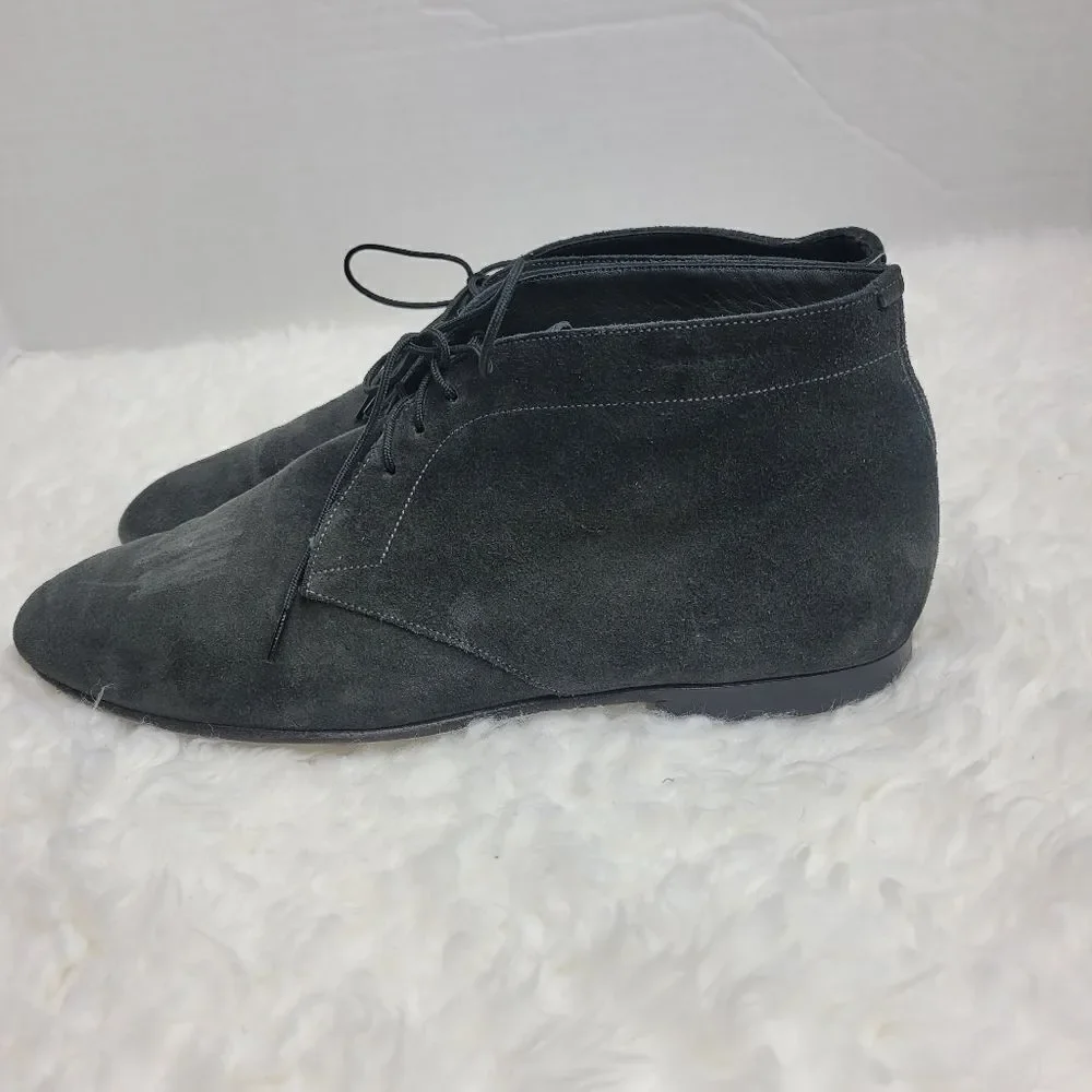 Burberry Chukka Boots Men's Size 8  Black Suede Bexton Desert Shoes