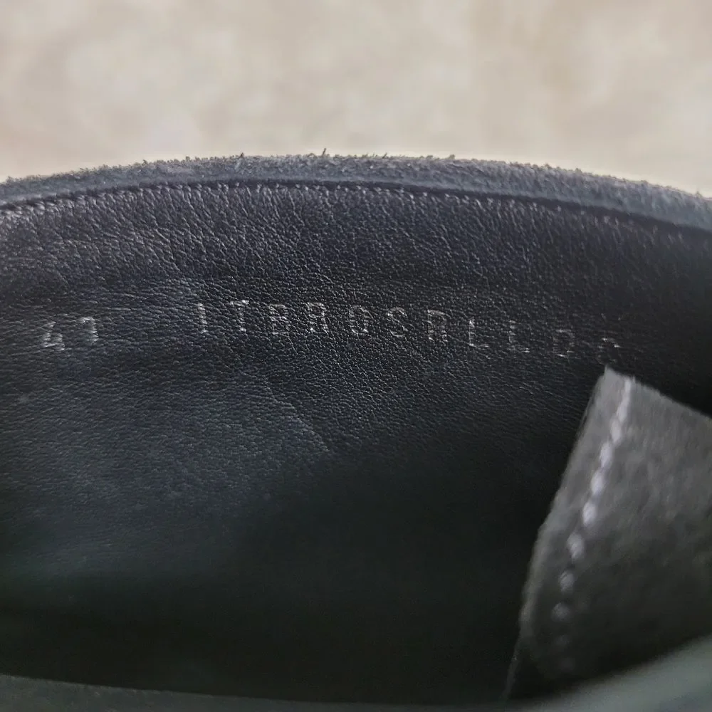 Burberry Chukka Boots Men's Size 8  Black Suede Bexton Desert Shoes