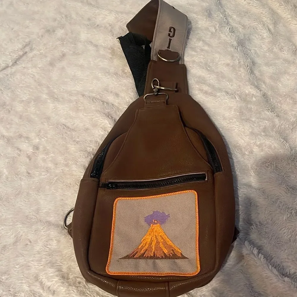 Hawaii crossbody reversible sling bag