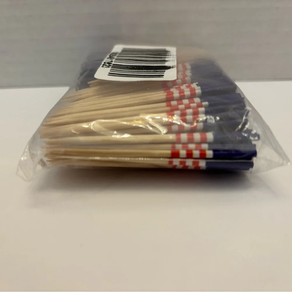 American Flag Toothpick Cupcake Toppers, 200 count