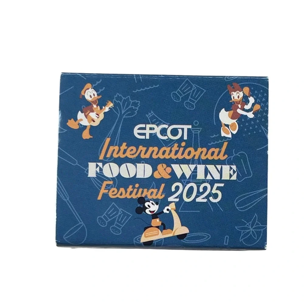 Disney Parks Pandora EPCOT International Food Wine Festival 2025 Charm Ring Box