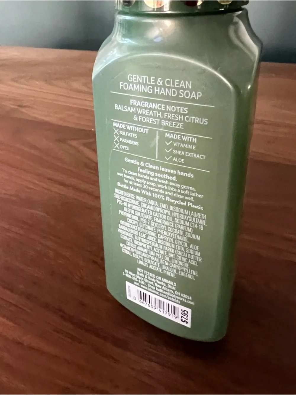 Bath & Body Works Winter Citrus Wreath Foaming Hand Soap - Green