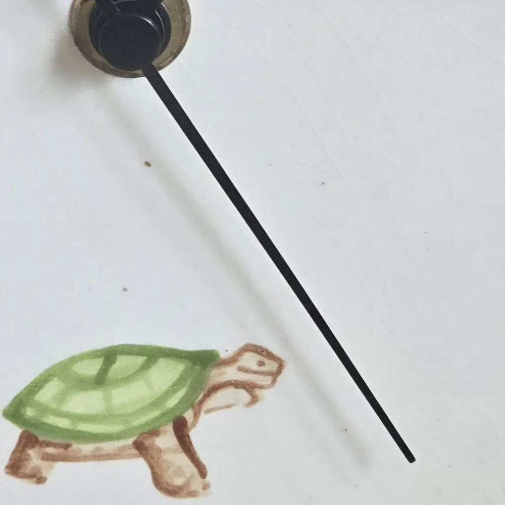 Turtle Clock with Ceramic Face