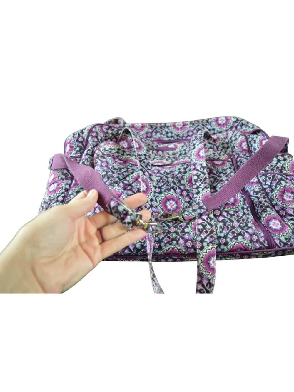 Vera Bradley Stroll Around Baby Bag Lilac Medallion Retired Fall 2017 Changing P
